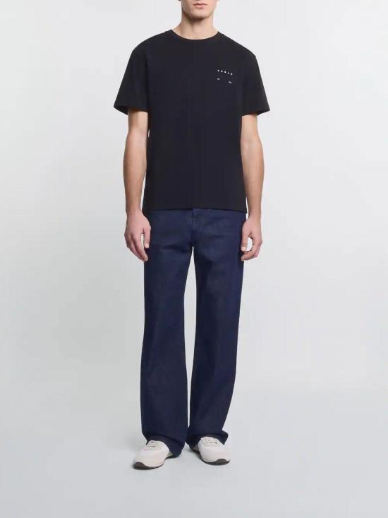 26SS 호간 반팔 티셔츠 KQMB3522360ZFVB999 BLACK - HOGAN