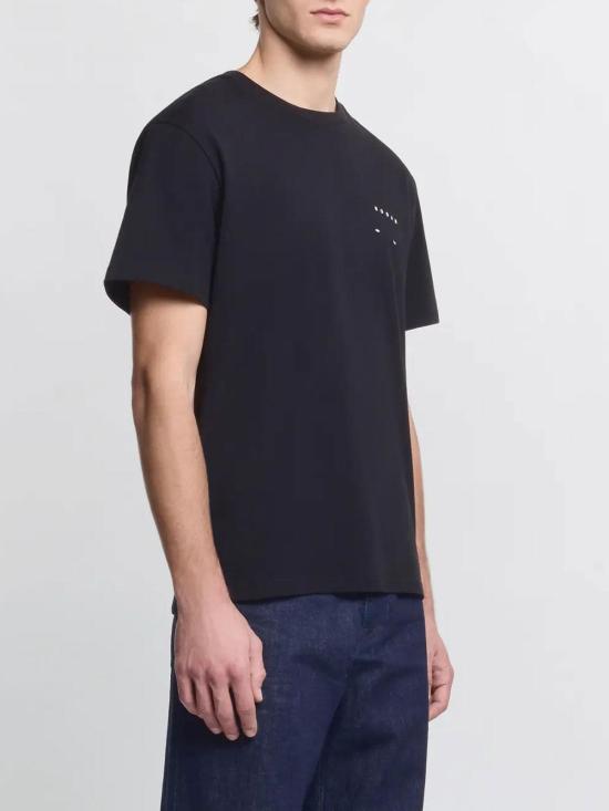 26SS 호간 반팔 티셔츠 KQMB3522360ZFVB999 BLACK - HOGAN