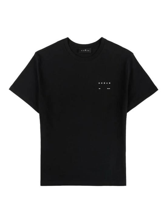 26SS 호간 반팔 티셔츠 KQMB3522360ZFVB999 BLACK