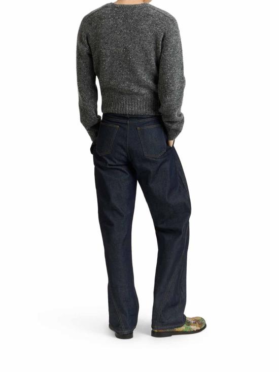 26FW JW앤더슨 스트레이트 팬츠 DT0126PG1930870 Blue - JW ANDERSON