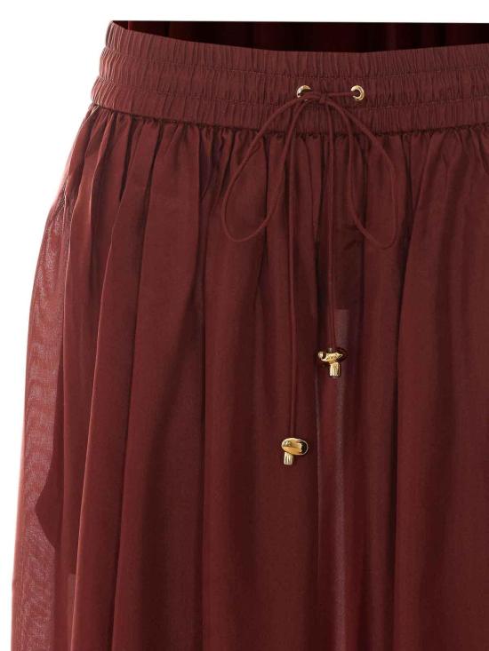 26FW 짐머만 롱 스커트 8440SSS261MER Red - ZIMMERMANN