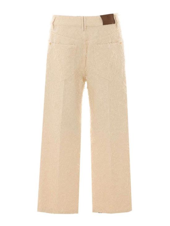 26SS 브루넬로 쿠치넬리 스트레이트 팬츠 ML121P4008C001 White - BRUNELLO CUCINELLI