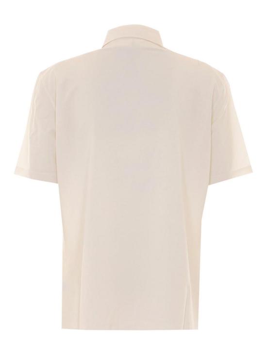 26SS 브루넬로 쿠치넬리 버진 울 라이트웨이트 캔버스 폴로 셔츠 MM6961301FCTL60 WHITE - BRUNELLO CUCINELLI