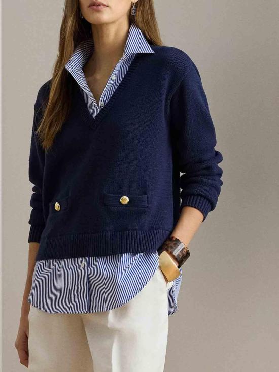 26SS 랄프 로렌 폴로 티셔츠 200P08778001 Blue - RALPH LAUREN