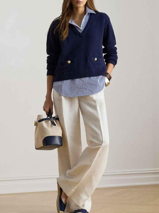 26SS 랄프 로렌 폴로 티셔츠 200P08778001 Blue - RALPH LAUREN
