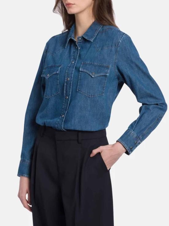26SS 돈답 셔츠 DC480DF0272DMF6800 Denim - DONDUP