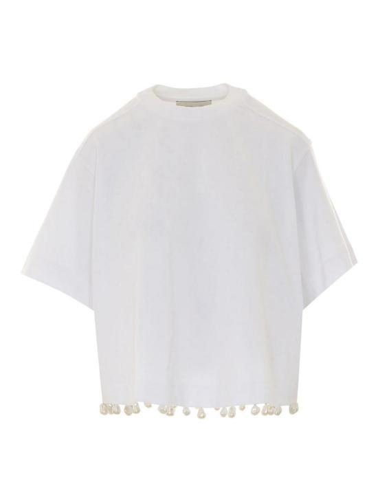 26SS 스포트막스 반팔 티셔츠 2612941032600001 White