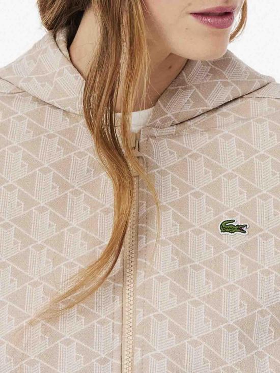 26SS 라코스테 후드 티셔츠 SF76068GI Beige - LACOSTE