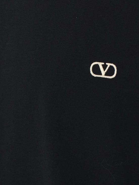 26FW 발렌티노 가라바니 반팔 티셔츠 MG10VBMM0NO Black - VALENTINO GARAVANI