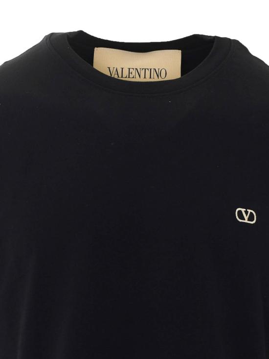 26FW 발렌티노 가라바니 반팔 티셔츠 MG10VBMM0NO Black - VALENTINO GARAVANI