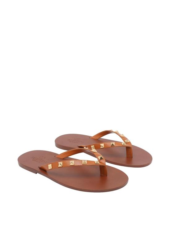 26SS 발렌티노 가라바니 뮬/슬리퍼 S0O16UISQSN Brown - VALENTINO GARAVANI
