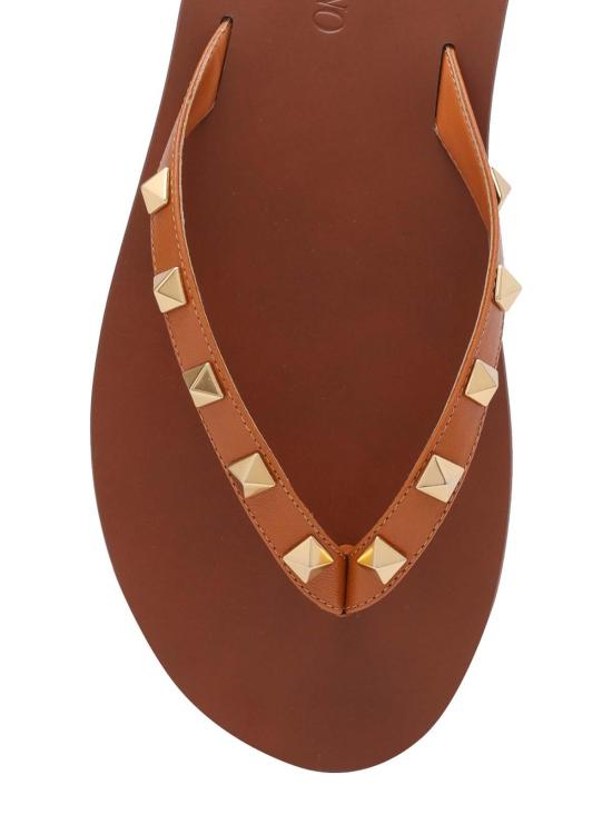 26SS 발렌티노 가라바니 뮬/슬리퍼 S0O16UISQSN Brown - VALENTINO GARAVANI