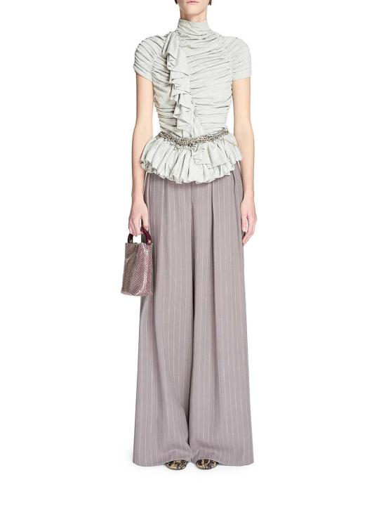 26SS 드리스 반 노튼 팔라초 팬츠 26101090333064E15 Pink - DRIES VAN NOTEN
