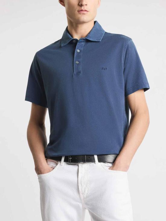 26SS 페이 폴로 티셔츠 NPMB252143TUY1U811 Blue - FAY