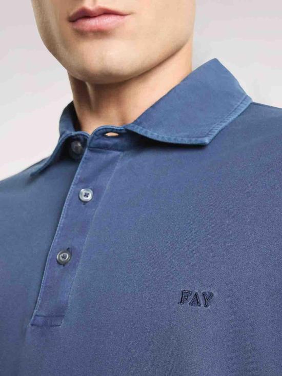 26SS 페이 폴로 티셔츠 NPMB252143TUY1U811 Blue - FAY