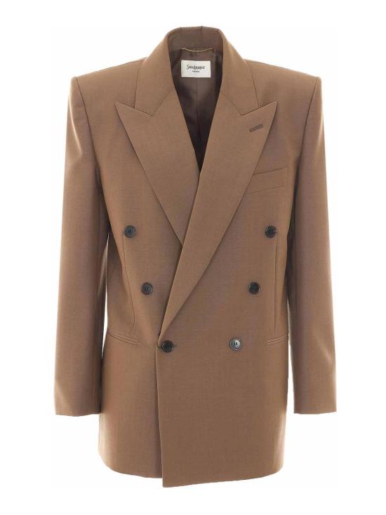 26SS 생로랑 테일러드 울 자켓 859880Y1N022055 BEIGE