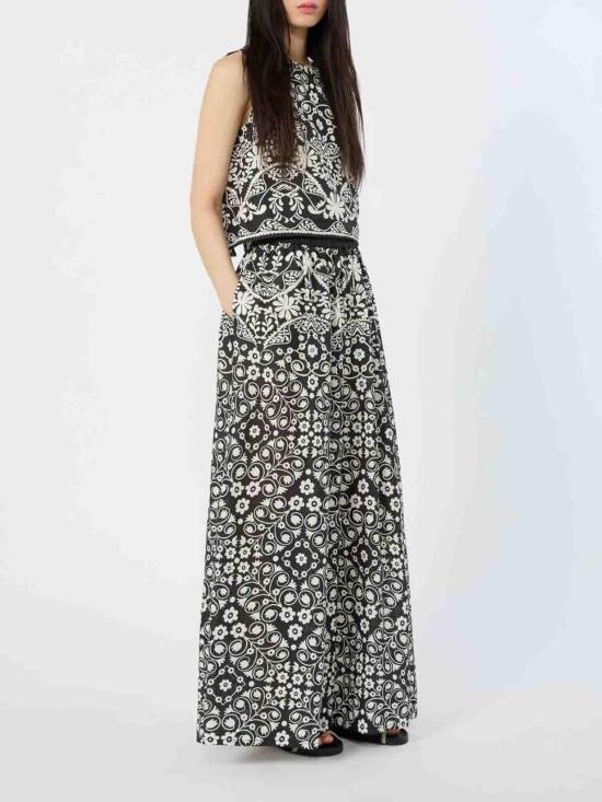 26SS 위켄드막스마라 팔라초 팬츠 2615131013600000 Black - WEEKEND MAX MARA