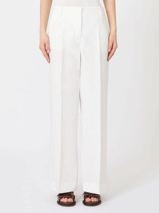 26SS 위켄드막스마라 팔라초 팬츠 2615131112600000 White - WEEKEND MAX MARA