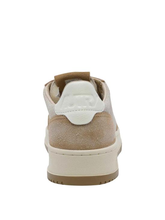 26FW 오트리 메달리스트 로우 레더 스니커즈 AULWYB01 Beige - AUTRY