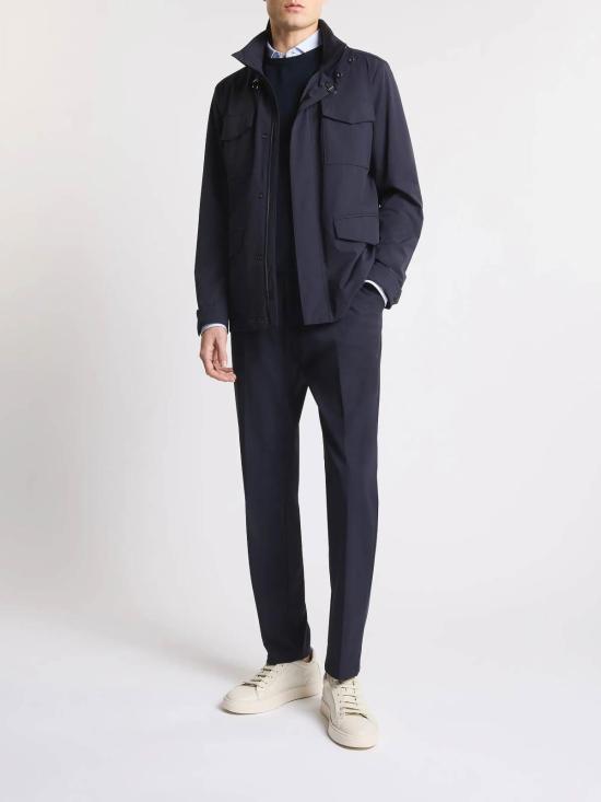 26SS 페이 팬츠 NAM1952021SVUWU807 Dark Blue - FAY