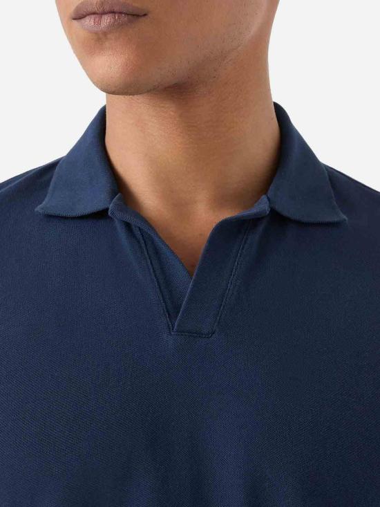 26SS 세인트바쓰 폴로 티셔츠 CHS000300120L Blue - MC2 SAINT BARTH