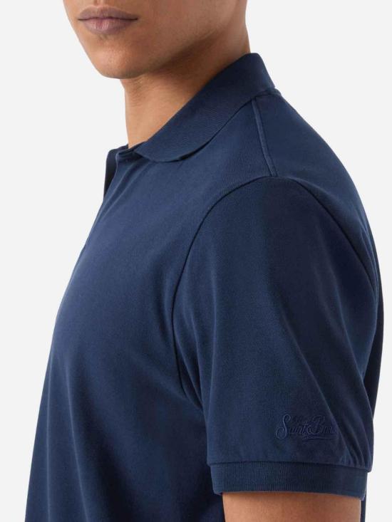 26SS 세인트바쓰 폴로 티셔츠 CHS000300120L Blue - MC2 SAINT BARTH