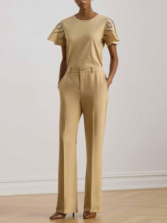 26SS 랄프 로렌 반팔 티셔츠 200P09104002 LIGHT BEIGE - RALPH LAUREN