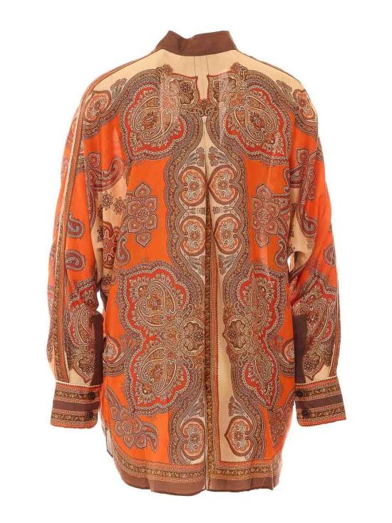26SS 짐머만 셔츠 1499TSS263TAPA Orange - ZIMMERMANN