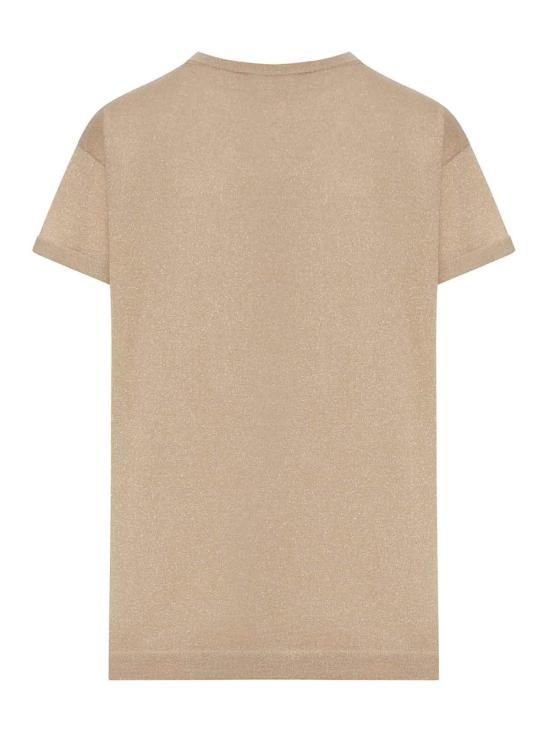 26FW 브루넬로 쿠치넬리 스파클링 캐시미어 실크 니트 티셔츠 M41810000PC077 NUDE NEUTRALS - BRUNELLO CUCINELLI