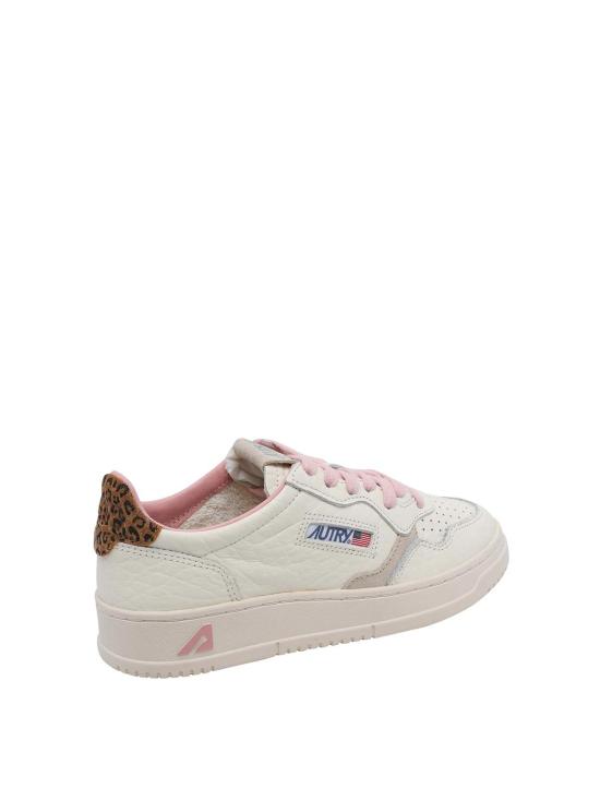 26FW 오트리 메달리스트 로우 레더 스니커즈 AULWNZ01 White - AUTRY