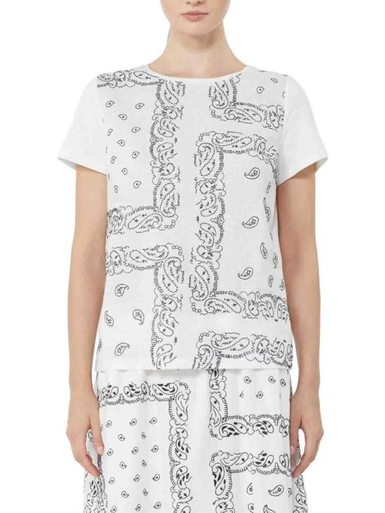 26SS 위켄드막스마라 반팔 티셔츠 2615941072600000 White - WEEKEND MAX MARA