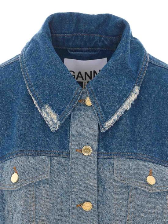 26SS 가니 데님 자켓 A1010180567 Blue - GANNI