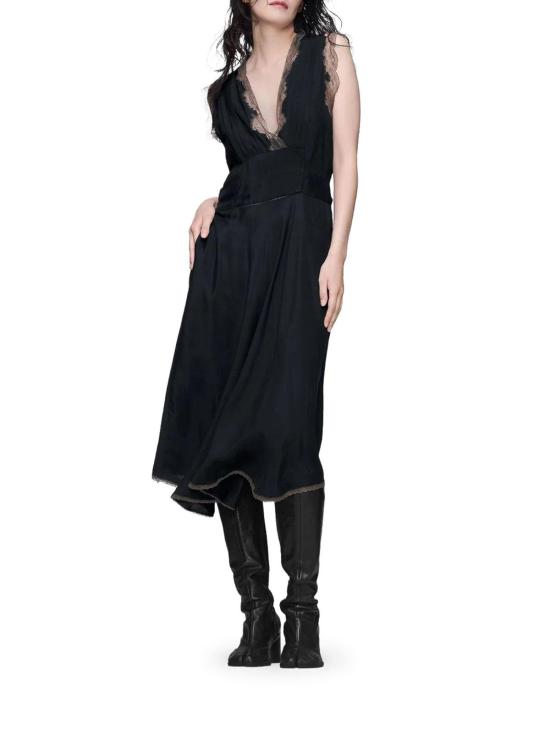 26SS 마르지엘라 미디 스커트 S51DD0058M35798900 Black - MAISON MARGIELA