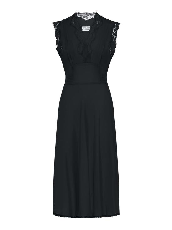 26SS 마르지엘라 미디 스커트 S51DD0058M35798900 Black
