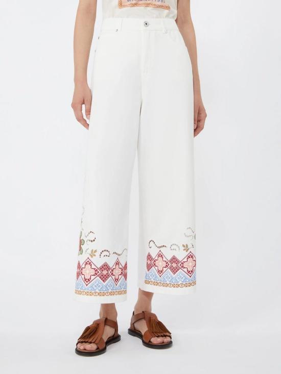 26SS 위켄드막스마라 팔라초 팬츠 2615131012600000 White - WEEKEND MAX MARA