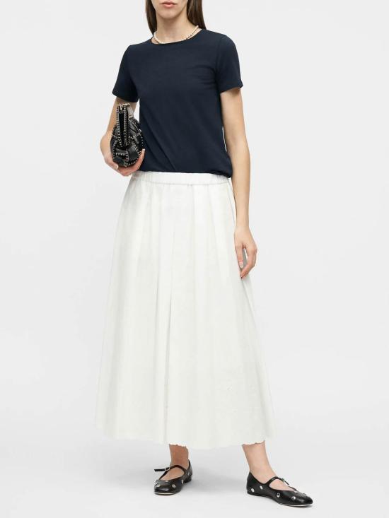 26SS 위켄드막스마라 미디 스커트 2615101021600000 White - WEEKEND MAX MARA