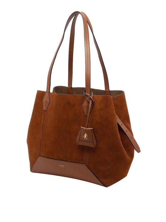 26FW 지미추 토트백 DIAMONDTOTEMSUETANGOLD Brown - JIMMY CHOO
