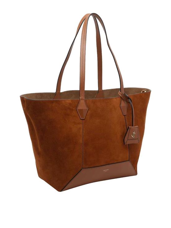 26FW 지미추 토트백 DIAMONDTOTEMSUETANGOLD Brown - JIMMY CHOO