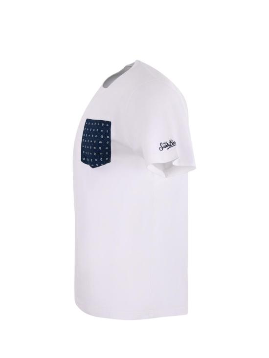 26SS 세인트바쓰 반팔 티셔츠 BLA000100708L WHITE - MC2 SAINT BARTH