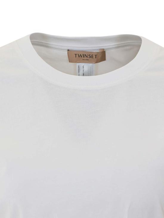 26SS 트윈셋 반팔 티셔츠 261TT244000001 WHITE - TWINSET
