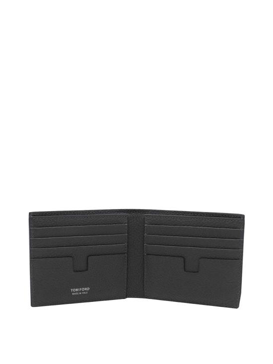 26FW 톰포드 그레인 가죽 클래식 바이폴드 지갑 Y0228LCL158STBG Grey - TOMFORD