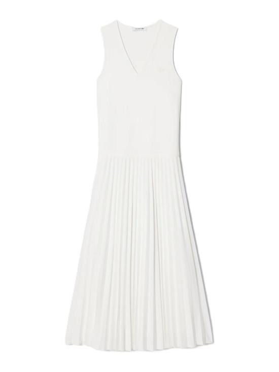 26SS 라코스테 롱 원피스 EF243270V White