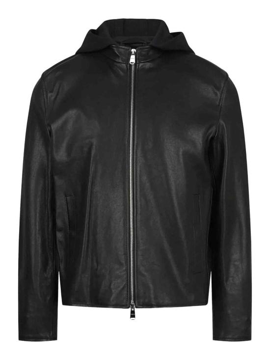26SS 돈답 가죽 자켓 JU023PL0680UXXX999 Black