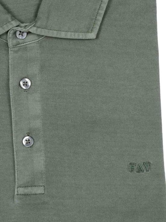 26SS 페이 폴로 티셔츠 NPMB252143TUY1V400 White - FAY