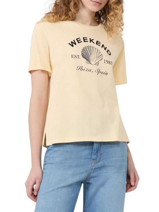 26SS 위켄드막스마라 반팔 티셔츠 2615971042600000 YELLOW - WEEKEND MAX MARA