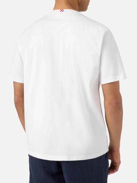 26SS 세인트바쓰 반팔 티셔츠 POT000101997L White - MC2 SAINT BARTH