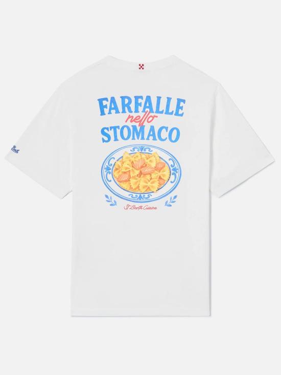 26SS 세인트바쓰 반팔 티셔츠 PRL000202006L White - MC2 SAINT BARTH