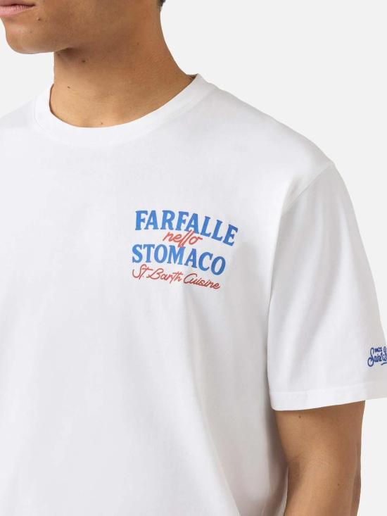 26SS 세인트바쓰 반팔 티셔츠 PRL000202006L White - MC2 SAINT BARTH