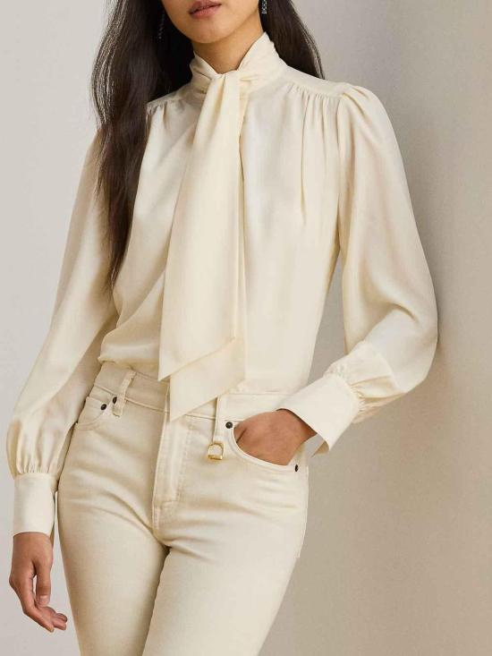 26SS 랄프 로렌 블라우스 200P14083001 Beige - RALPH LAUREN