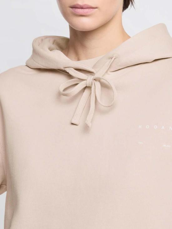 26SS 호간 후드 티셔츠 KQWB5520330ZFUM001 Light Pink - HOGAN